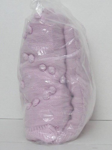 Pottery Barn Teen LoveShackFancy Calantha Throw Blanket 50" x 60" Pink New - Picture 3 of 5