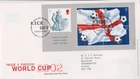 TALLENTS PMK GB ROYAL MAIL FDC FIRST DAY COVER 2002 WORLD CUP MINIATURE SHEET