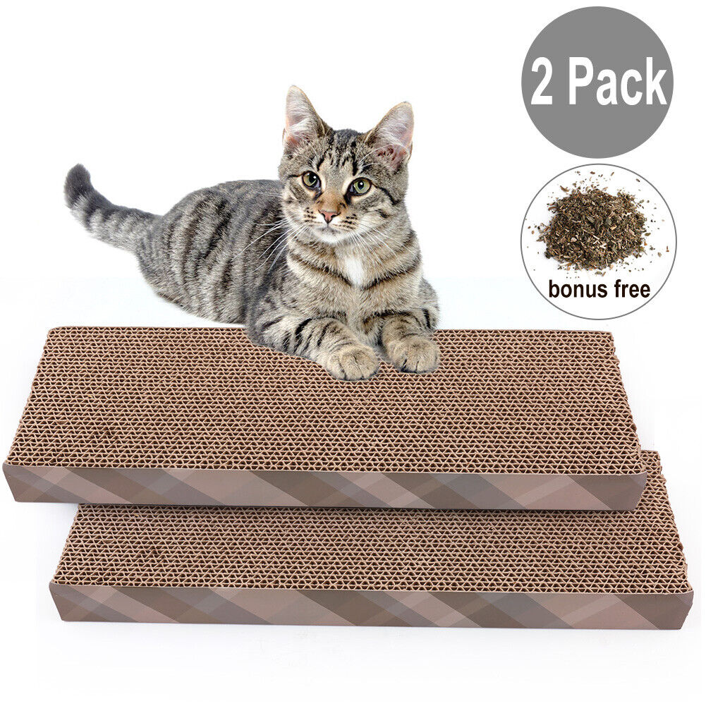 Cat Scratch Pad Scratching Post Board Lounge Kitty Scratcher Mat Bed  Furniture