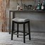 madison park belfast bar stools contour fabric padded seat nail head trim mod...