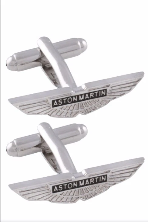 ✅ Gemelos de coche ASTON MARTIN enchapados en platino boda familia EN CAJA DE GEMELOS UK - Imagen 4 de 4