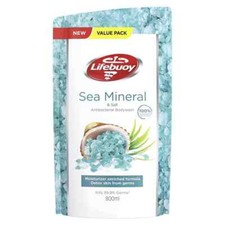 LIFEBUOY Sea Mineral  Salt Body Wash Detox Skin From Germ Refill 800ml -2 Packs