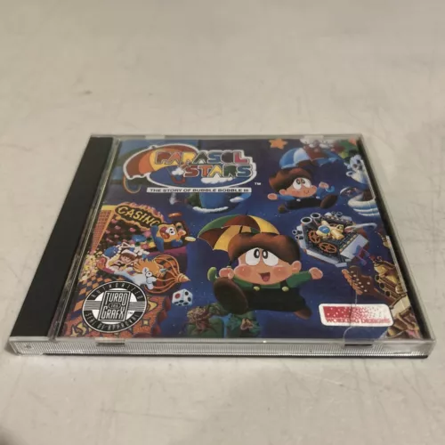 Parasol Stars The Story of Bubble Bobble III CIC Complete TurboGrafx 16