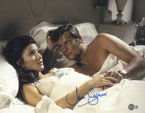 JANE SEYMOUR SIGNED 11X14 PHOTO JAMES BOND LIVE AND LET DIE AUTOGRAPH BECKETT - Picture 1 of 1