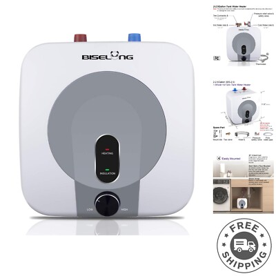 High-Efficiency 2.5 Gallon Under Sink Water Heater - Ideal for RVs & Food Trucks