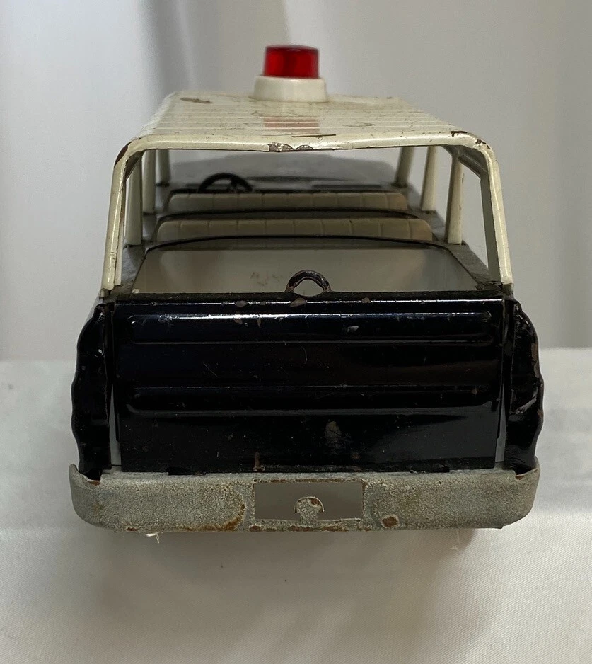 Vintage Tonka Toy, Police Chief SUV, 1960s, Jeep, Die-Cast Metal - Image 2 of 4
