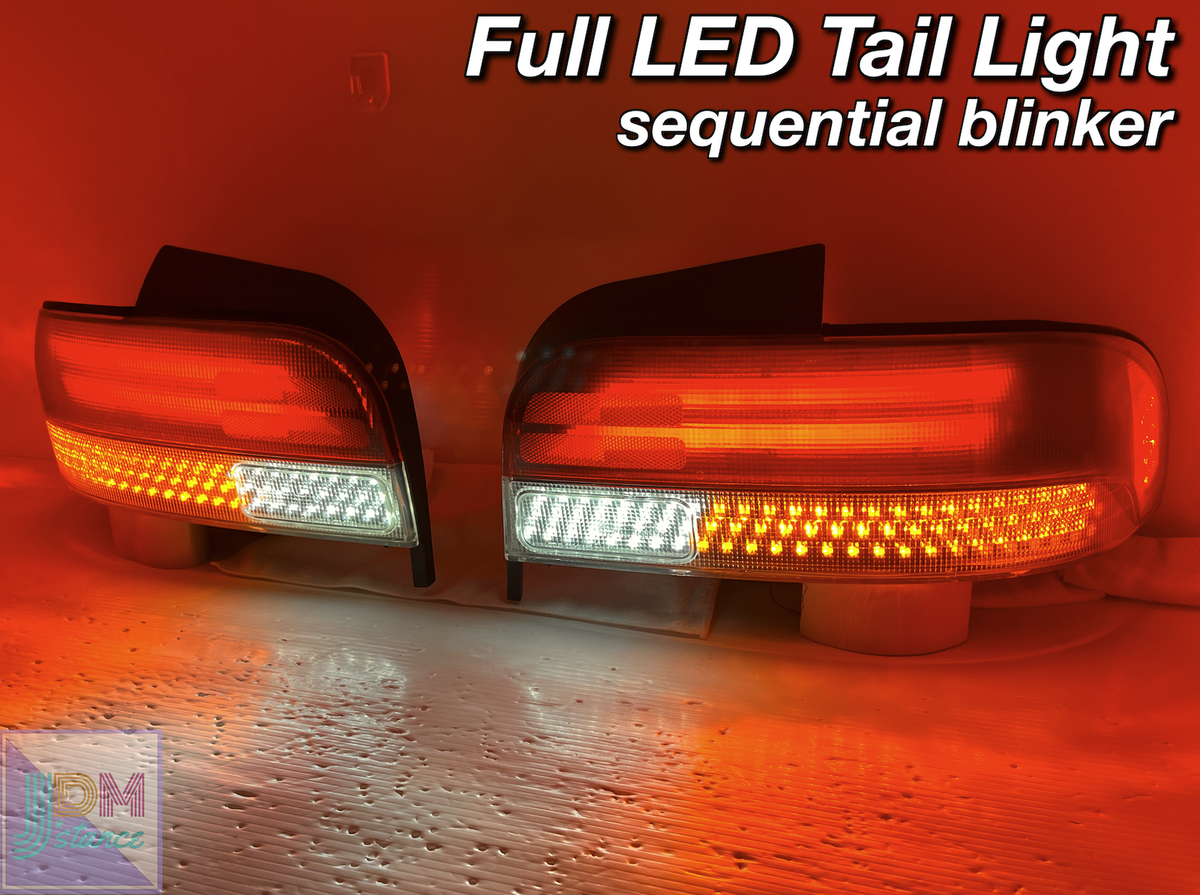 JDM Subaru Impreza GC8 Sedan Coupe Full LED Tail Light Sequential