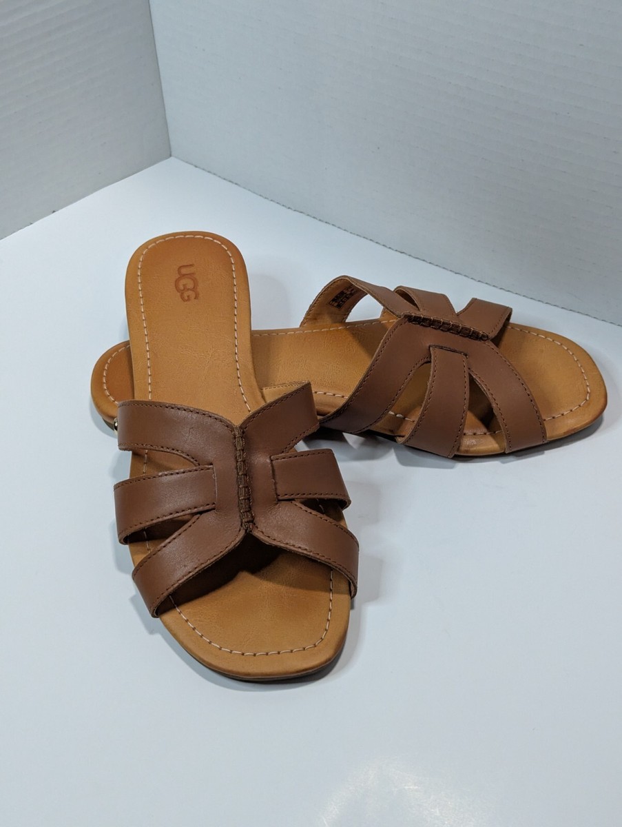 UGG Teague Sandals Slides Brown Women display picture 1