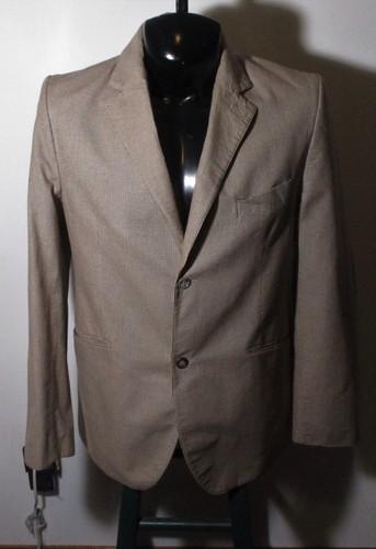 Men's BEN SHERMAN Tan Brown Casual Blazer Sports Jacket Size XL