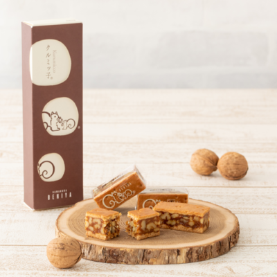 Kurumicco Walnut Caramel Cookies KAMAKURA BENIYA Premium Japanese