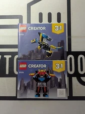 LEGO Creator 31124 Super Robot 2 Instruction Manuals Only! No Bricks! 2022 Fun!