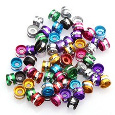 Spacer Beads Aluminum Fancy Multicolor US SELLER!!!