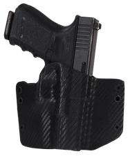 Smith & Wesson - OWB Gun Holster - Optic Ready - Black Carbon Fiber