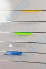 SLATWALL ACRYLIC, MULTI COLOUR, SHELF DISPLAY SHELF/ SHELVES, FREE SHIPPING ✅