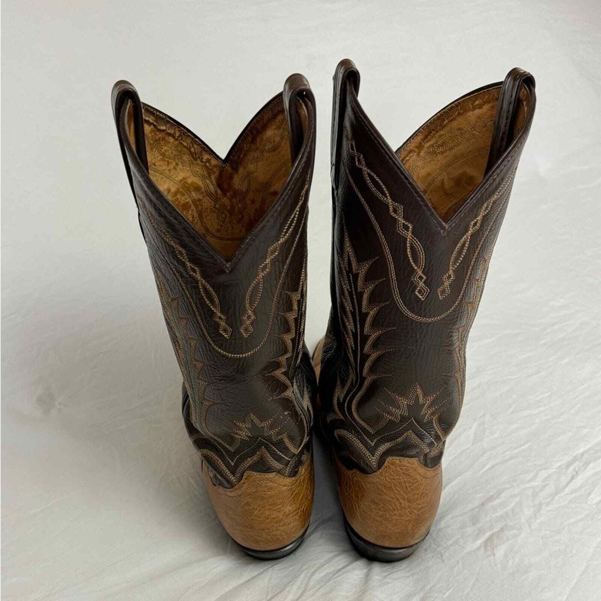 Tony Lama Black Label 6530 Western Cowboy Boots Brown  display picture 2
