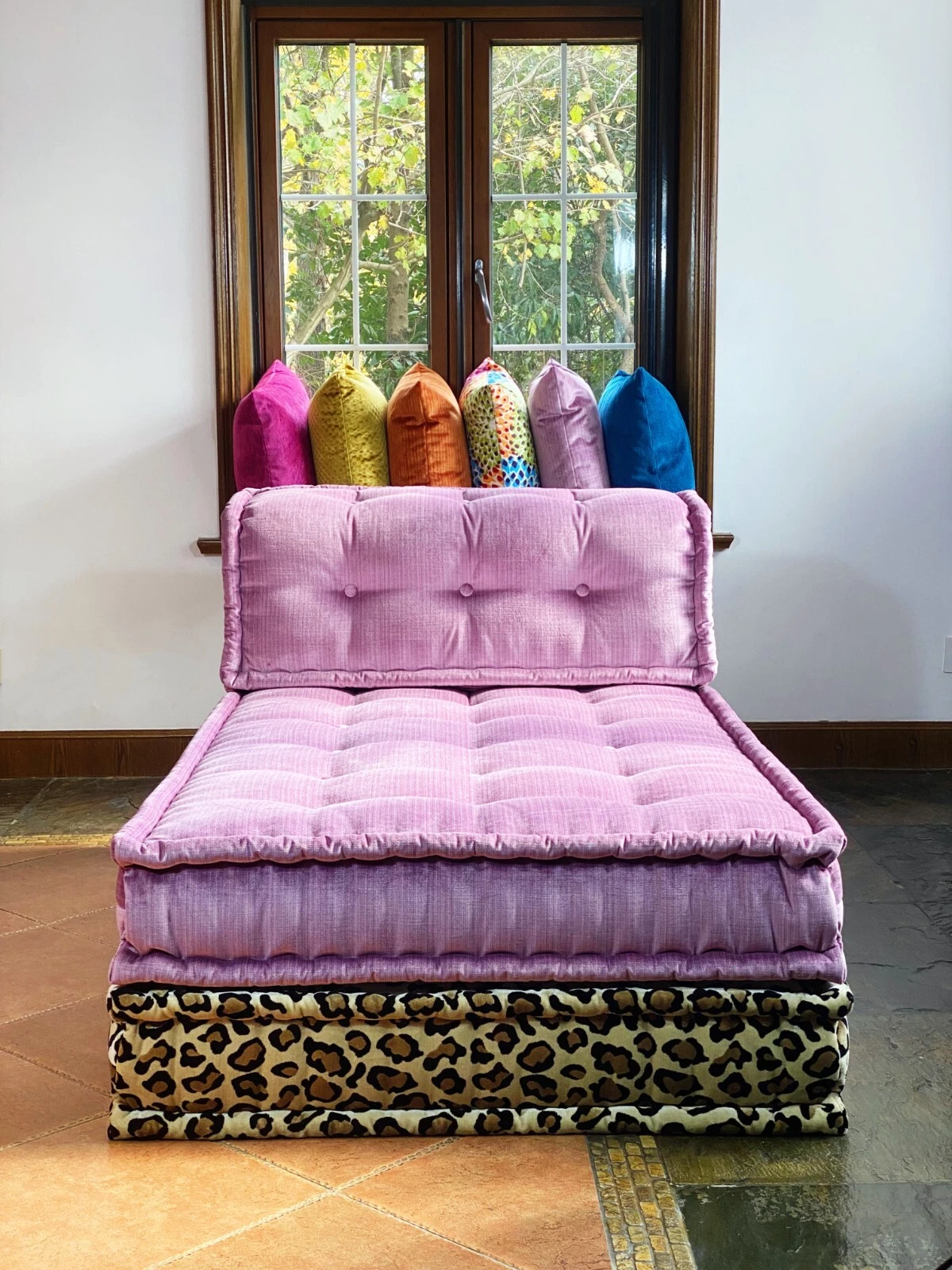 Boho Moroccan Modular Sectional Mah Jong Sofa Couch - Custom