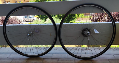 Paire De Roues NISI Countach - Jantes Tubulaires Campagnolo Record, 700, Vintage Italie
