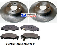 FOR SUZUKI WAGON-R 1.2 1.3 (2000-2008) TWO FRONT BRAKE DISCS AND PADS SET NEW