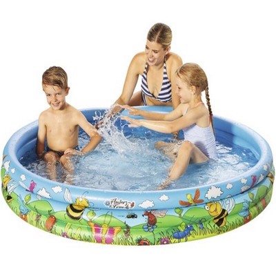 Swimming Pool 3 Ring Kinder Planschbecken Biene rund Ø 178x30 cm   #7573
