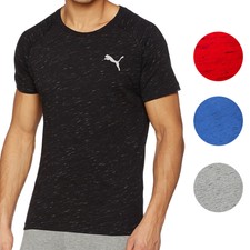 Puma NEW Mens Evostripe Space Knit Crewneck Raglan Dry Cell Tee T-Shirt $35