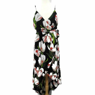 jealous tomato floral wrap dress
