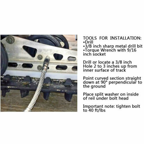 KEMIMOTO 4pcs Snowmobile Ice Scratcher Kit For Reverse And Non-reverse Gear Equipped Snowmobiles Compatible With Polaris PRO RMK Switchback Voyageur INDY Ski-Doo Arctic Cat, Engine - Canada - Foto 13