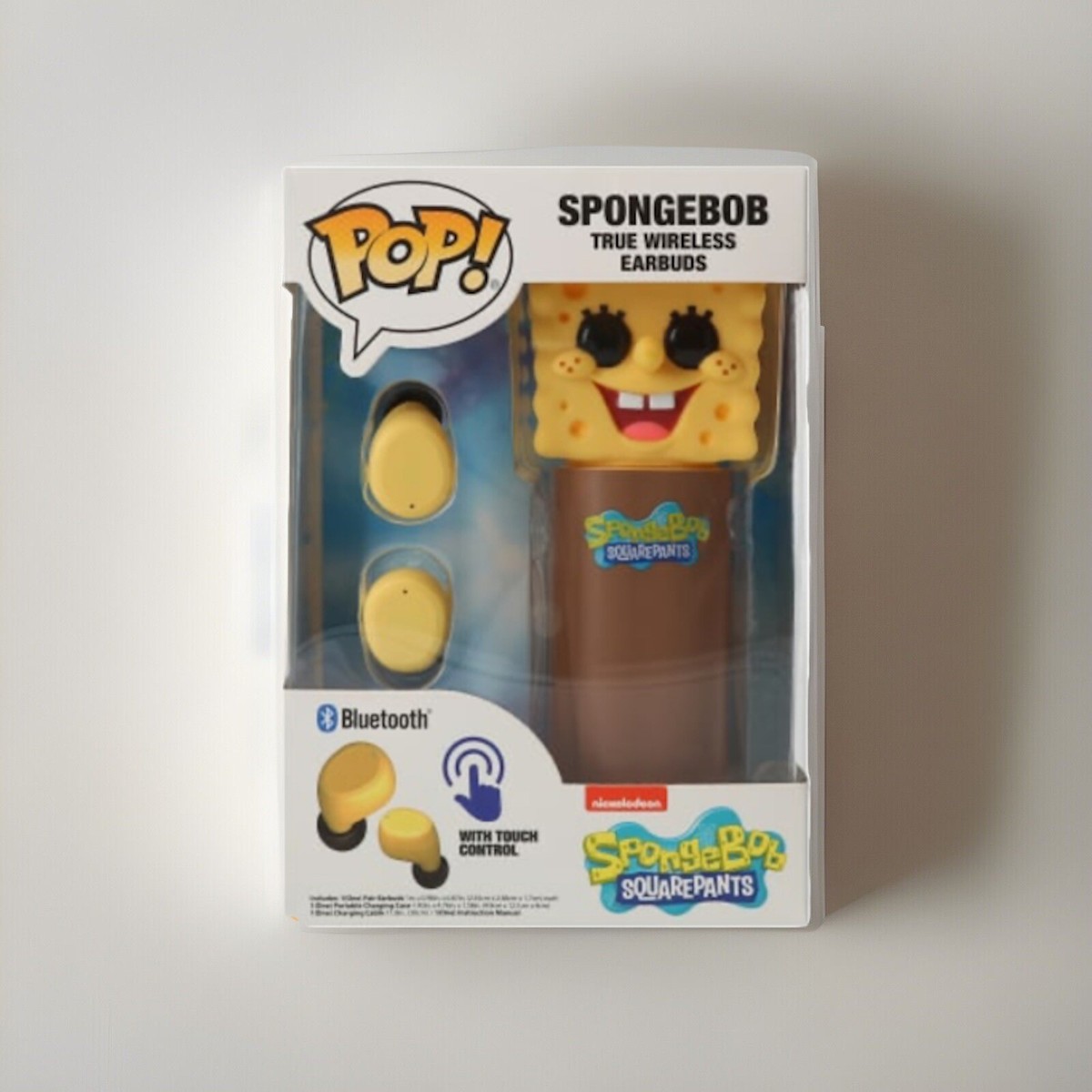 🔥Funko Pop! SpongeBob Bluetooth Wireless EarBuds BNWT🔥