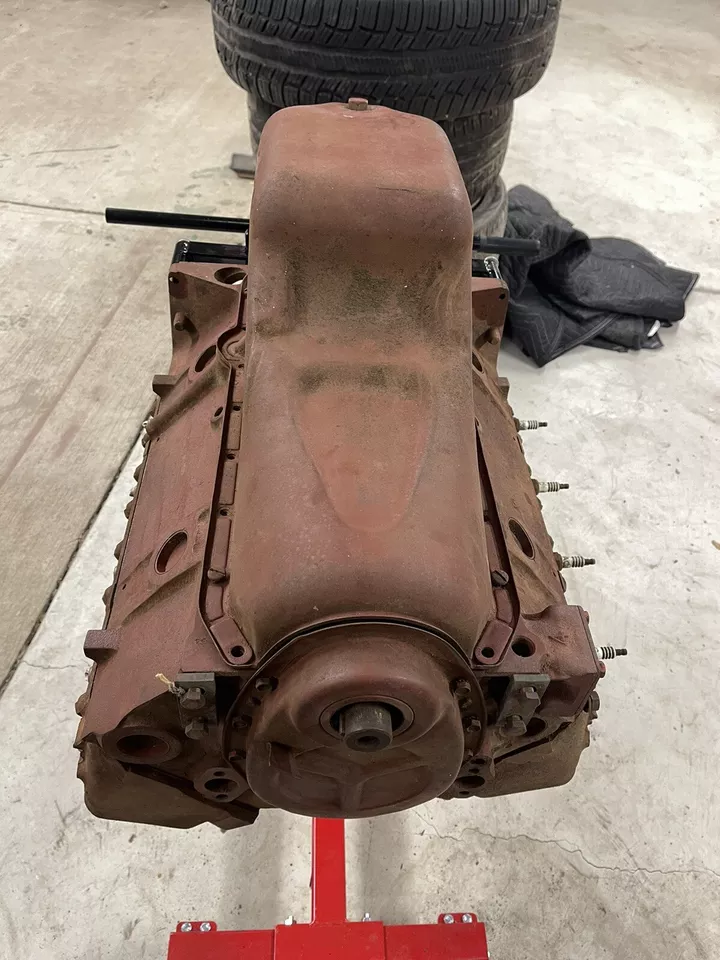 Small block chevy motor 1955 corvette - Image 4 of 4