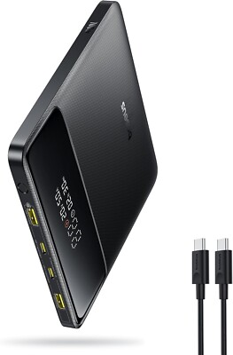 Baseus Portable Charger 100W 20000mAh, Blade Travel Power Bank Fast Charging!