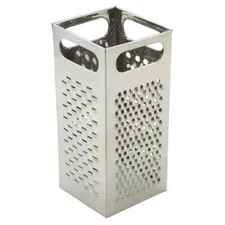 Winco Box Grater, 9-Inch by 4-Inch,Stainless Steel,Medium