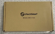 NEW/SEALED UtechSmart USB-C Hub; 6 in 1 USB C Dock UCN3273