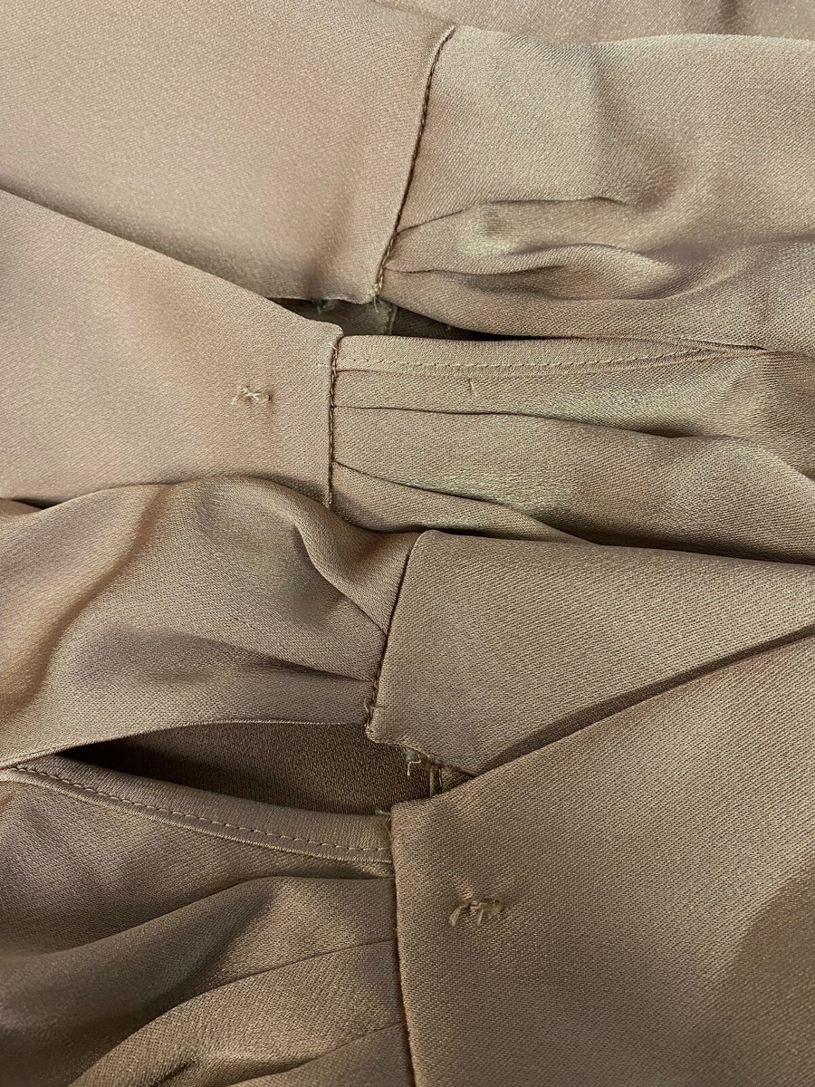 jonathan simkhai brown dress Jazz Pintuck Midi Dress - Chocolate Brown main image 1
