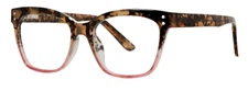 MODERN OPTICAL REACTION TORTOISE ROSE EYEGLASSES FRAME 51-18-145