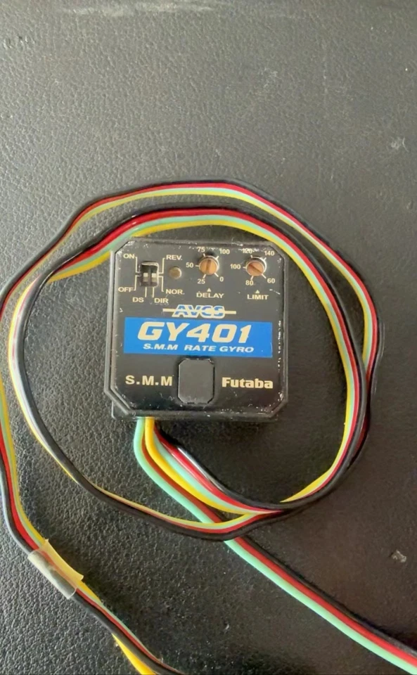 Futaba GY401 Gyros avcs High-Voltage Low-Profile Tail Helicopter Gently used - Image 4 of 4