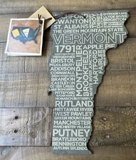 Slate Cheese Board Hand Crafted NEW Top Shelf Living VERMONT