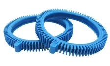 Pool blue front tires with hump Cleaner parts 2X/4X pressure wheels 2pcs