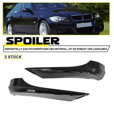 Paar Spoilerlippe Frontspoilerlippe Frontspoiler Spoiler für BMW 3er E90 E91 LCI