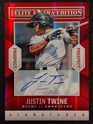 2014 Panini Elite Extra Edition Prospect Signatures Justin Twine Auto /399 
