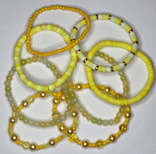 Multicolor 8-Piece Custom Beaded Friendship Bracelet Set