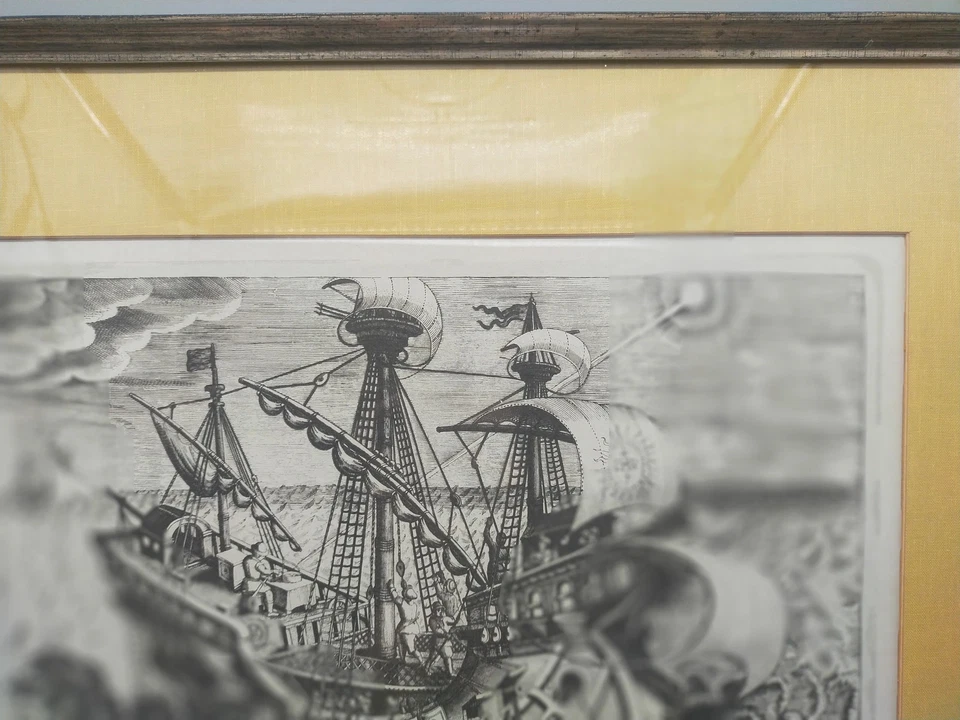 Historisches Bild "Orbis Longitudines" – Ioan Stradanus Maritimer Kupferstich - Bild 3 von 4
