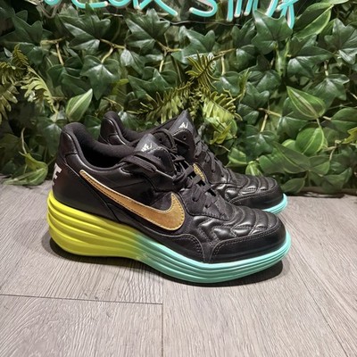 RARE Nike LunarTiempo Sky High Wedge Magista Pack 10 Black Leather 667615-001