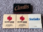 FOUR (4) UNUSED/NEW PAC. N. W. RESTAURANT MATCHBOOKS~INCL. SALMON HOUSE & CANLIS — photo 3