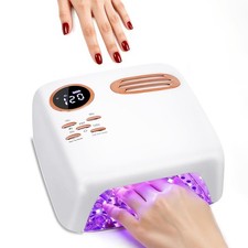 UV Nail Lamp for Polish 72W Rechargeable Nail Lamp Cordless Nail Dryer with R...