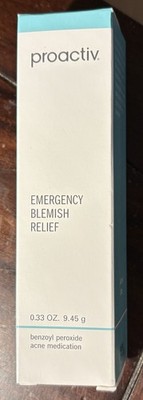 New PROACTIV EMERGENCY BLEMISH RELIEF .33 Oz Bottle 2026 05/26 SEALED Acne Care