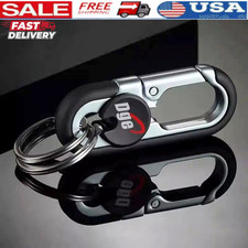 Men's Metal Keychain Car Key Ring Holder Zinc Alloy Key Clip for Business Gift