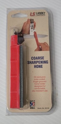 Lansky Sharpening Hone Coarse Grit Knife Sharpener Stone Stock S0120 NEW SEALED