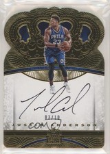 2016-17 Panini Preferred Crown Royale Gold 3/10 Justin Anderson #150 Auto w5c