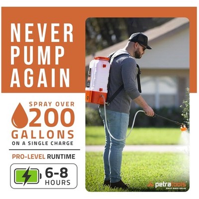 Heavy-Duty 4 Gallon Backpack Sprayer - Padded Straps & 90PSI