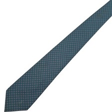 Gieves & Hakes Tie Green 3" Wide Men's Silk Vintage Office Smart Retro Work Wear