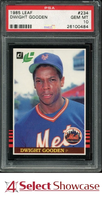 1985 Leaf #234 Dwight Gooden RC Mets PSA 10
